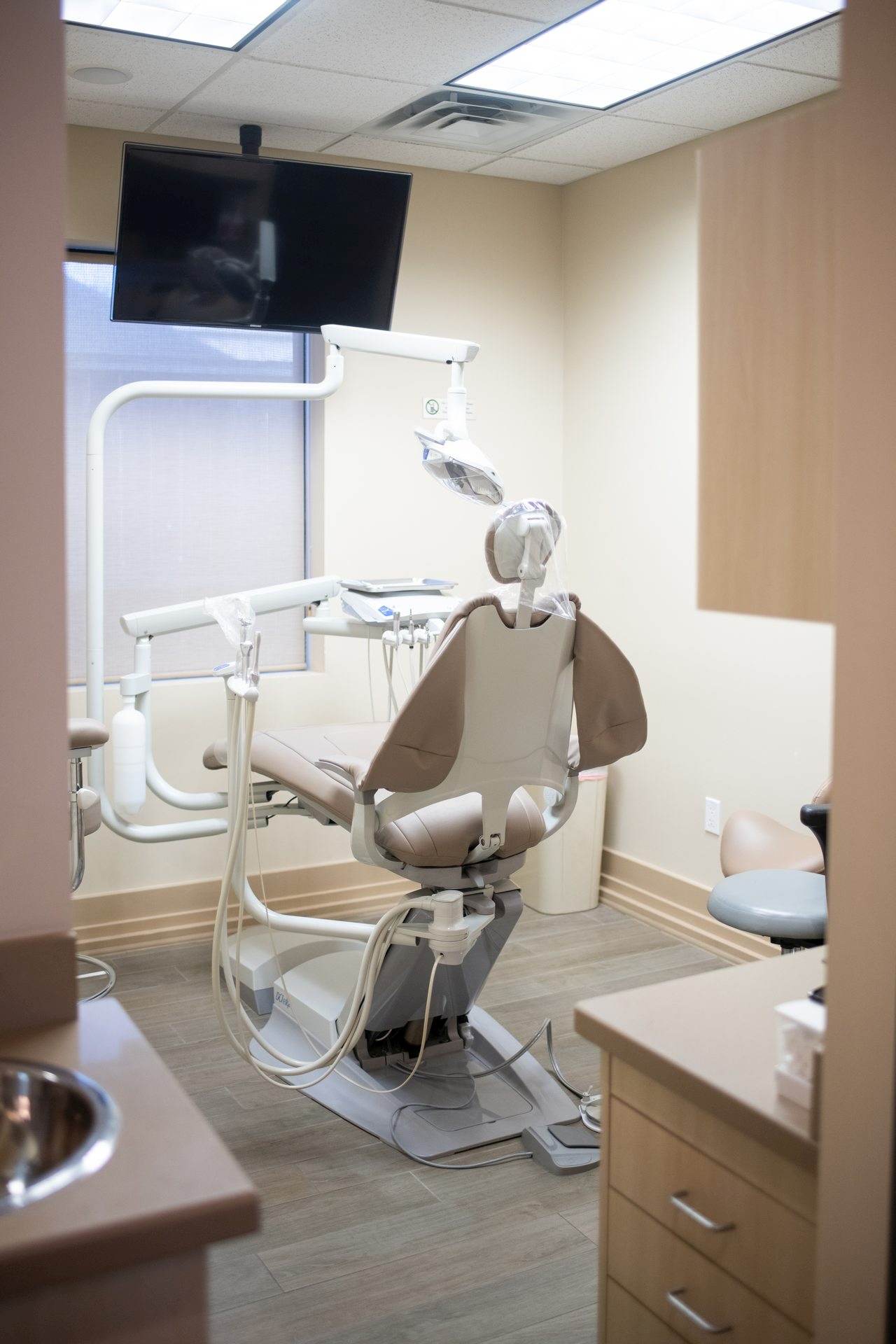 Dental operatory room at Applewhite Dental Arts