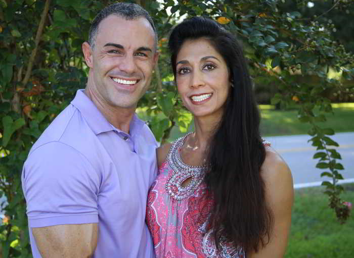 Outside portrait of Roger and Hedieh